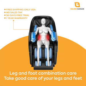 Massage Chair Luxury Full Body Zero Gravity | Thai Stretching | SL Track Massage Chairs | Golden Massage