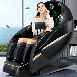 Luxurious 4D Massage Chair | Zero Gravity & Shiatsu | Golden Massage
