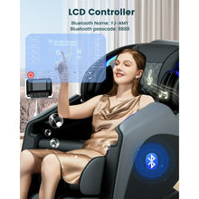 Load image into Gallery viewer, 4D Recliner: Full-Body Zero Gravity Massage Chair with Heat, Air Compression, and Bluetooth Audio