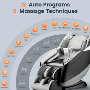 4D Massage Chair with APP Control, 55” SL Track, 3 Zero Gravity Modes – Ultimate Full Body