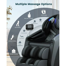 Load image into Gallery viewer, 4D Recliner: Full-Body Zero Gravity Massage Chair with Heat, Air Compression, and Bluetooth Audio