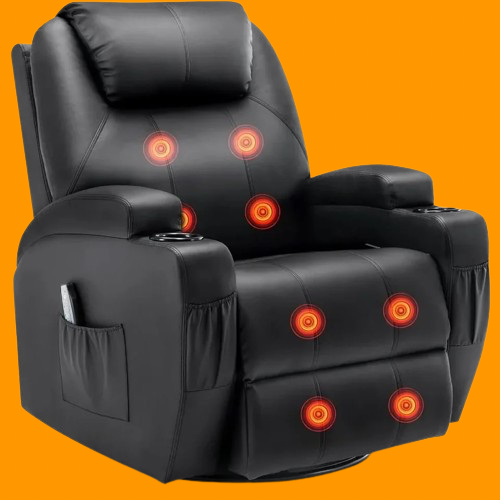 Ultimate Comfort: Recliner Chair with Rocking, Massage, and Heat Features
