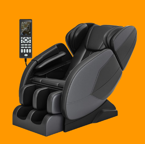 Golden Massage: Enhanced Full Body Massage Chair with Zero Gravity and Bluetooth - Grey