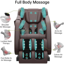 Load image into Gallery viewer, Golden Massage Chair: Full Body Zero Gravity with Shiatsu Massage Chair