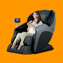 Load image into Gallery viewer, 4D Recliner: Full-Body Zero Gravity Massage Chair with Heat, Air Compression, and Bluetooth Audio