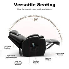 Load image into Gallery viewer, Ultimate Comfort: Recliner Chair with Rocking, Massage, and Heat Features