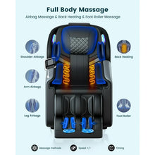 Load image into Gallery viewer, 4D Recliner: Full-Body Zero Gravity Massage Chair with Heat, Air Compression, and Bluetooth Audio