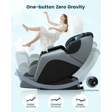 Load image into Gallery viewer, 4D Recliner: Full-Body Zero Gravity Massage Chair with Heat, Air Compression, and Bluetooth Audio