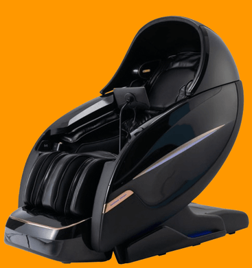 Golden Massage | Black Luxurious 4D Massage Chair | Zero Gravity & Shiatsu