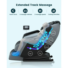 Load image into Gallery viewer, 4D Recliner: Full-Body Zero Gravity Massage Chair with Heat, Air Compression, and Bluetooth Audio